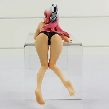 Anime Super Sonico PVC Veiksmų skaičius, Žaislai, Lėlės sekso Mergina kolekcijos modelis Žaislas Langelyje Nemokamas pristatymas 12cm