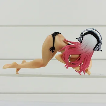 Anime Super Sonico PVC Veiksmų skaičius, Žaislai, Lėlės sekso Mergina kolekcijos modelis Žaislas Langelyje Nemokamas pristatymas 12cm