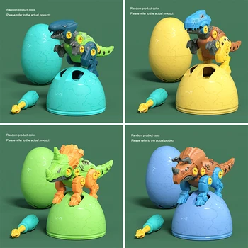 Ankstyvasis Ugdymas Švietimo Žaislai Vaikams Išardymas Dinozaurų Animacinių Filmų Gyvūnų Surinkti Blokai Varžtas Veržlė Išardymas Žaislai
