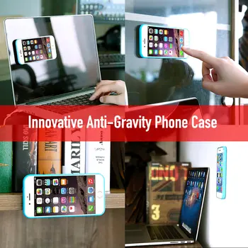 Anti gravity Mobiliojo Atveju iPhone 12 Pro Max Padengti Antigravity Nano Lipni Adsorbuotos iPhone 12 Mini 12 Atvejais