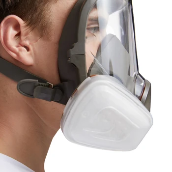Anti-Rūko 6800 Visą Veidą Respiratorius dujokaukę Pramoninis Dažymas Purškimo Respiratorius Saugos Darbe Filtras Formaldehido apsauga