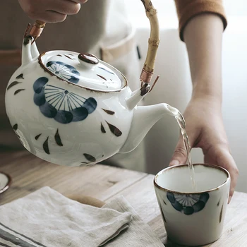 ANTOWALL keramikinis Puodelis Arbatos puodą Japonijos HEFENG Restoranas Arbatos Puodą Keramikos Arbatos Puodelio Vieną Siju Vandens Puodą Taurė