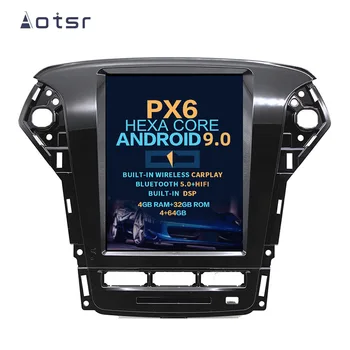 AOTSR Android 9 Automobilio Radijo Ford Fusion, Mondeo MK4 2011 m. 2012 m. 2013 m Multimedijos Grotuvas GPS Navigaciją DSP CarPlay PX6 Autoradio