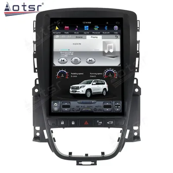 AOTSR Tesla Ekranas Android 9 Automobilio Radijo Opel Astra J 2010 - 2013 Multimedia Player