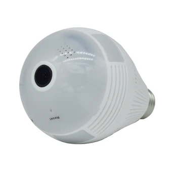 AOUERTK LED Šviesos 960P WiFi CCTV Fisheye Lemputė Lempos IP Kamera, Belaidis 360 Laipsnių Panoramines Dienos ir Nakties Namų Apsaugos Kamera,