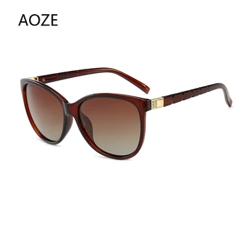 AOZE 2020 Markės dizaino moterų akiniai nuo saulės moterų cat eye retro stiliaus poliarizuoti akiniai UV400 akiniai Moterų ins Populiarus