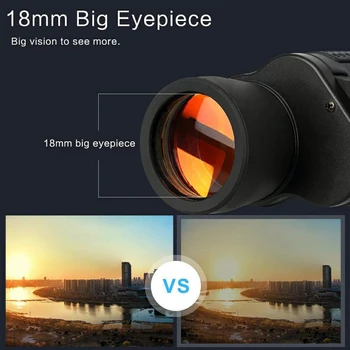 APEXEL Aukštos Kokybės Aiškumo 60X60 Žiūronai HD 10000M Didelės Galios Lauko Naktinio Matymo Medžioklės Optinės Žiūronų Fiksuoto Mastelio