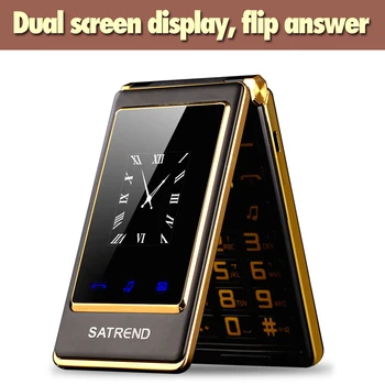 Apversti Touch Screen Dual Ekranas Telefono A15 Dual Sim Pigūs Vyresnysis Mobiliojo Ryšio Telefono Vyresnysis Moliusko Geldele