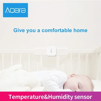 Aqara Zigbee Bevielio Temperatūros Ir Drėgmės Jutiklis Smart Home Rinkinys Termometras Su Drėgmėmačiu Mijia Temperatūros Ir Drėgmės Jutiklis