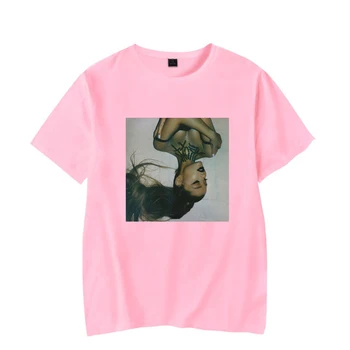 Ariana Grande Tees Harajuku Spausdinimo T marškiniai Megztinis Hip-Hop Negabaritinių Vyrų/Moterų marškinėliai 2019