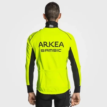 ARKEA dviračių džersis tiktų vyrų žiemos kašmyras ilgomis rankovėmis išlaikyti šiltas uci mtb jersey ciclismo Samsic Striukė