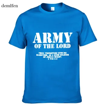 Armija Krikščionių Viešpats Jėzus Kristus Vyrų Ir Moterų, Porų Atitikimo T-Shirt Naujų Stiliaus Individualus Spausdinimas Marškinėliai Plius Dydis