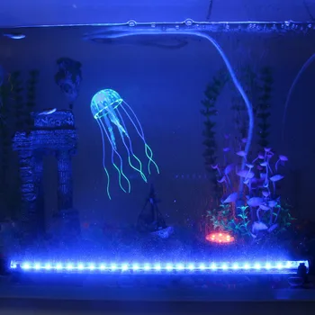 AS Plug Akvariumo Žuvų Bakas Šviesos Juosta Lempos, Povandeninis Vandeniui 5050SMD LED Akvariumo Apšvietimo Žuvų Bakas Dekoras