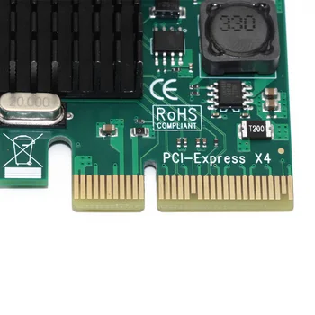 ASM3142 Chip USB3.1 Plėtros Plokštę PCI-E Tipo A/Tipas-C Dual-port už KOMPIUTERIO Plokštė PCIE 4x Stove 1000Mbps