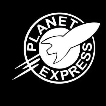 Asmenybės Planet Express Meniniu Žodžius, Automobilių Lipdukai, Aksesuarai, Motociklai, Padengti Įbrėžimams atsparus Vandeniui PVC 18cm *15cm