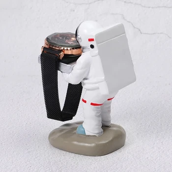 Astronautas Statula Akiniai Stovas universali Atlikti mobiliojo ryšio Telefono / Akiniai / Penholder Namų Darbastalio Apdaila