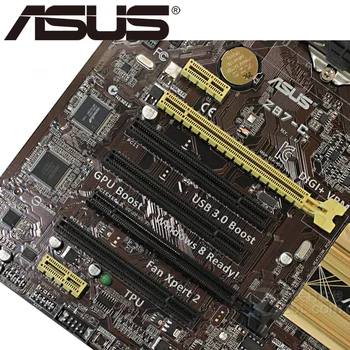 Asus Z87-C Darbastalio Plokštė Z87 Socket LGA 1150 i3 i5 i7 DDR3 32G ATX UEFI BIOS Originalus Naudojami Mainboard Karšto Pardavimo