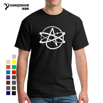 Ateistas Simbolis FMV Pastafarian Religijos Spausdinti Vyrų Marškinėliai Naujovė T Marškinėliai Vyrams Medvilnės, trumpomis Rankovėmis Marškinėlius Streetwear Viršuje Tee