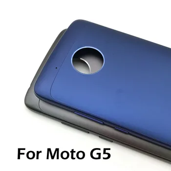 Atgal Stiklas, Galinis Dangtelis Motorola Moto G5 Baterijos Durų Būsto Baterijos, galinio dangtelio