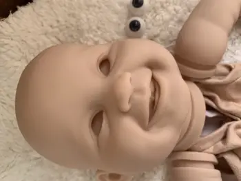 Atgimsta Tiekimo Lėlės Rinkinys Unpainted Modelio Atgimimo Kūdikio Formų simily veido Saskia lėlės, rinkiniai rinkinį su kūno akys