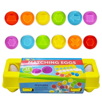 Atitikimo Kiaušiniai - Bamblys Žaislai - Švietimo Color & Pripažinimo Įgūdžių Tyrimas Žaislai