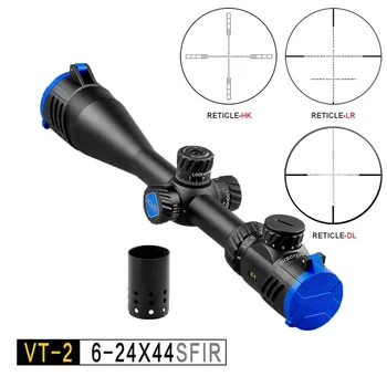 Atradimas VT-2 6-24x44 SFIR Monokliai Apšviestas Tinklelis Medžioklės Riflescope Pusėje Paralaksas Bokštelius Užraktas Fotografavimo Optiniai Taikikliai
