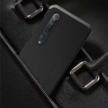 Atsparus smūgiams Aliuminio Metalo Šarvai Telefoną Atveju Xiaomi Mi 10 Pro 
