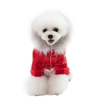 Atsparus Vandeniui Ir Snowproof Snowsuit Stiliaus Šunelis Žiemos Drabužių Keturių Kojų Storas Šiltas Paltai Striukės Mažų Šuniukų Drabužiai