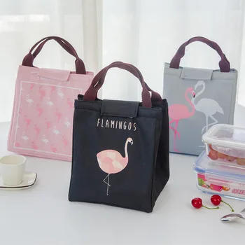 Atsparus Vandeniui Oksfordo Izoliacija Flamingo Maišas Kūdikių Maisto Laikymo Pietūs Maišą Pieno Butelis Šilčiau Šilumos Termo Mumija Maišelį Iškylų Krepšys