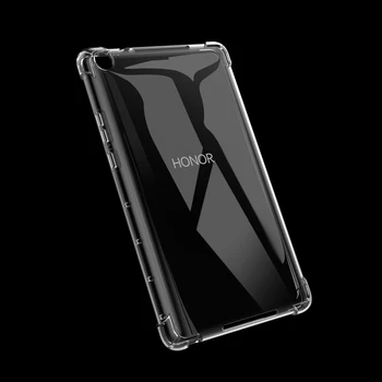 Atveju, Huawei MediaPad M5 10.8 8.4 10.1 8 colių Atveju, Minkštas Skaidrios TPU Case Cover For Huawei MediaPad T3 T5 M3 10.1 8 colių