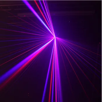 AUCD 3 Galvos 500mW RGB Sukimosi Juda Spindulių Projektorius Lazerio Šviesos DMX Garso Šviesų Lempos Diskoteka Kalėdos DJ Šalis, Matyti, Scenos Apšvietimas H-3