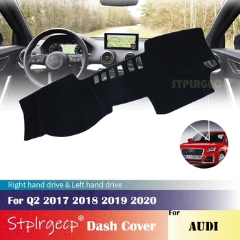 Audi Q2 2017 2018 2019 2020 neslystantis prietaisų Skydelio Kilimėlis Padengti Trinkelėmis skėtį nuo saulės Dashmat Automobilių Aksesuarai, Optikos Dangteliai Brūkšnys Pad Mat