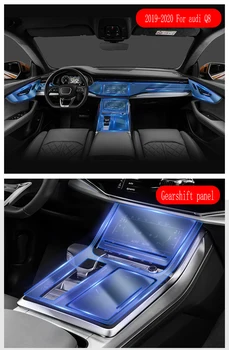 Audi Q8 2019 2020 Interjero Lipdukas, Skaidri apsauginė plėvelė Automobilių Reikmenys Centrinis kontrolės ekranas apsauginės plėvelės