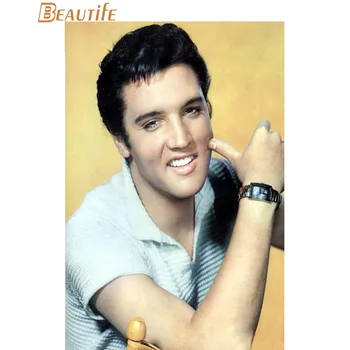 Audiniai iš Šilko Plakatas Elvis Presley Plakatas 30X45cm,40X60cm.50X75cm,60X90cm Namų Puošybai Sienos Meno Audinio Plakato spauda