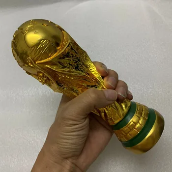 Aukso Spalvos Derva Pasaulio Taurės Futbolo Čempionas Suvenyrų Talismanas Žaislas