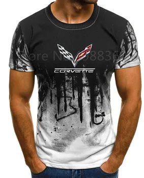Aukštos kokybės 2019 vyriški Prekės ženklo Drabužių vasaros Chevrolet corvette T-marškiniai, trumparankoviai marškinėliai, CAN-AM BRP cool T-Shirt