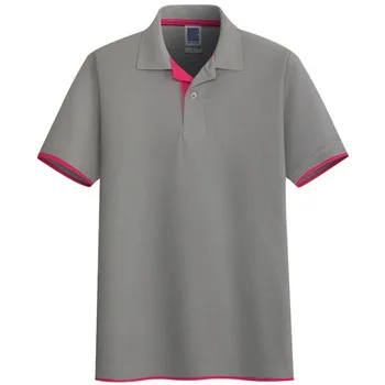 Aukštos kokybės 2020 Naujas Mens trumpomis rankovėmis polo marškinėliai Atsitiktinis Medvilnės mens vientisos spalvos polo marškinėliai vyrams-dizainas vyrų Mados viršūnes