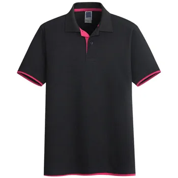 Aukštos kokybės 2020 Naujas Mens trumpomis rankovėmis polo marškinėliai Atsitiktinis Medvilnės mens vientisos spalvos polo marškinėliai vyrams-dizainas vyrų Mados viršūnes