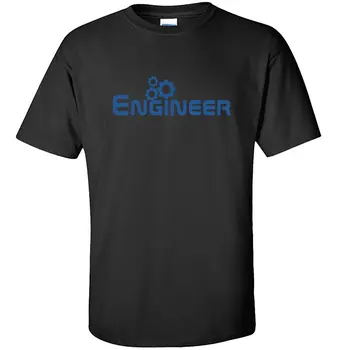 Aukštos Kokybės Inžinierius Logotipo Dizaino Pigūs Marškinėliai Moterims Vyrai Unisex Drabužiai, Marškinėliai Grynos Medvilnės Atsitiktinis Spausdinti Naujas Viršūnes Tees Užsakymą