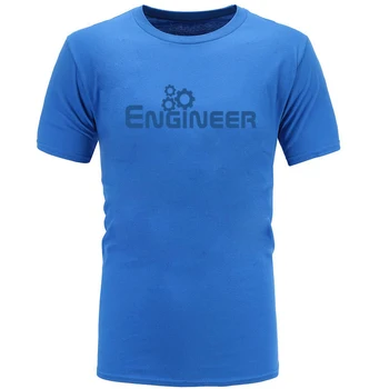 Aukštos Kokybės Inžinierius Logotipo Dizaino Pigūs Marškinėliai Moterims Vyrai Unisex Drabužiai, Marškinėliai Grynos Medvilnės Atsitiktinis Spausdinti Naujas Viršūnes Tees Užsakymą