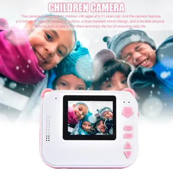 Aukštos Kokybės Kamera Vaikams Žaislai 8MP Popieriaus Momentinių Spausdinimas, Skaitmeninis Fotoaparatas Puikus Gimtadienio Dovana Žaislai Vaikams