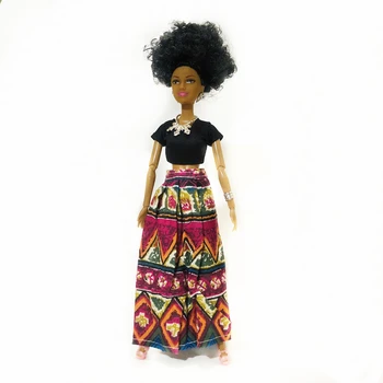 Aukštos Kokybės Lėlės 28cm Wild-susirangyti grožio Super Black girl Mados 10 Sąnarių mados Animacinių filmų Modelio Figūra, Žaislų Mergaitėms Dovanų