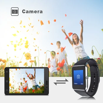 Aukštos kokybės vietoje! GT08 Smartwatch paramos 2G SIM TF kortelei kamera vsi už Huaw Sasung Android