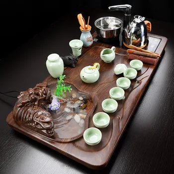 Aukštos kokybės Yixing Raudonos smėlio arbatos rinkinys Keramikos kung fu Arbatinukas,rankų darbo, Violetinės, smėlio arbatinukas teacup gaiwan Tureen arbatos ceremonija