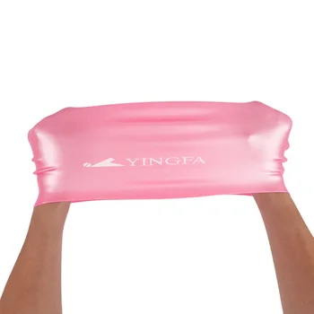 Ausų Apsaugos Plaukimo Kepuraitė Silikoninis Vandeniui 3D Elastinga Vyrų, Moterų Ilgų Plaukų Plaukimo Skrybėlę Suaugusiųjų Yingfa Plaukti Kepurės