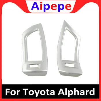 Auto Aksesuaras Toyota Alphard Vellfire AH30 2016-2019 ABS Matinis prietaisų Skydelio Oro Kondicionierius Išleidimo Angos Dangtelio Apdaila, Automobilių Stilius