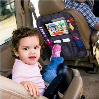 Auto USB automobilių saugojimo dėžutė automobilio sėdynės saugojimo krepšys Daugiafunkcinis talpinimo automobilio sėdynės atlošo krepšį automobilių aksesuarų dėžutė automobilių audinių langelį