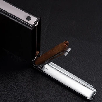 Automatinis Cigarečių Dėžutė 2 In 1 Cigarečių Atveju Lengvesni Nešiojamų 20pcs Talpos USB Įkrovimą, Žiebtuvėlių, Rūkyti, Priedai
