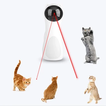 Automatinis Kačių Žaislai Interaktyvios Smart Dantį Pet LED Lazeris Juokinga Rankinį Režimą Elektroninių Pet Visos Katės Laserlampje Kat