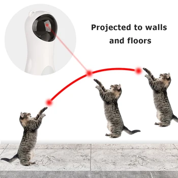 Automatinis Kačių Žaislai Interaktyvios Smart Dantį Pet LED Lazeris Juokinga Rankinį Režimą Elektroninių Pet Visos Katės Laserlampje Kat